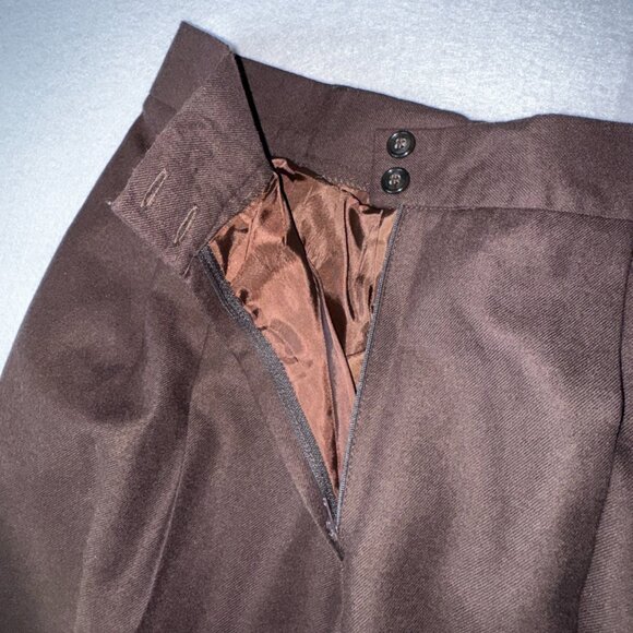 Harvé Benard 14 Brown Dress Pants NWT - Picture 3 of 4